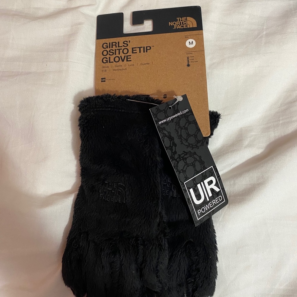 North face girls gloves